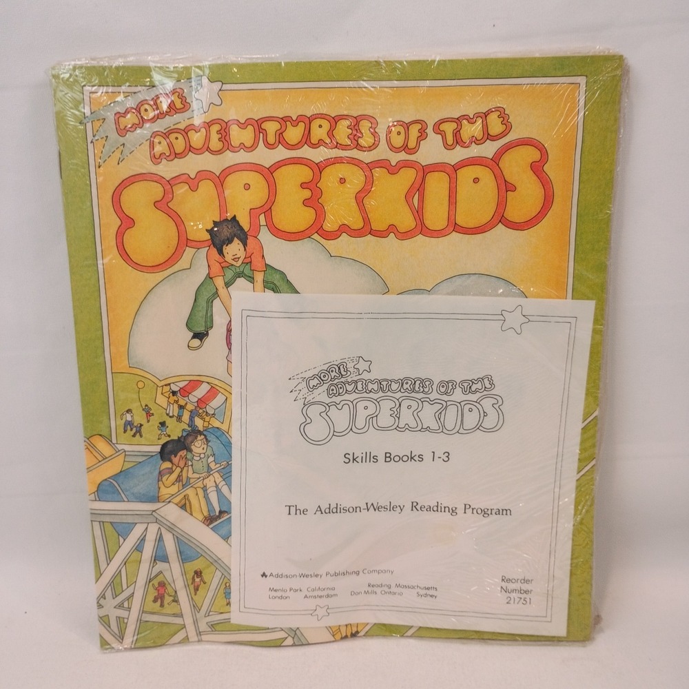 Adventures of the Superkids Skills Books 1–3 pack, Paperback, New Sealed